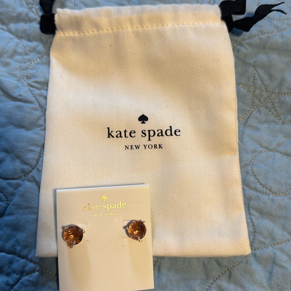 Kate Spade Gumdrop Peach Studs